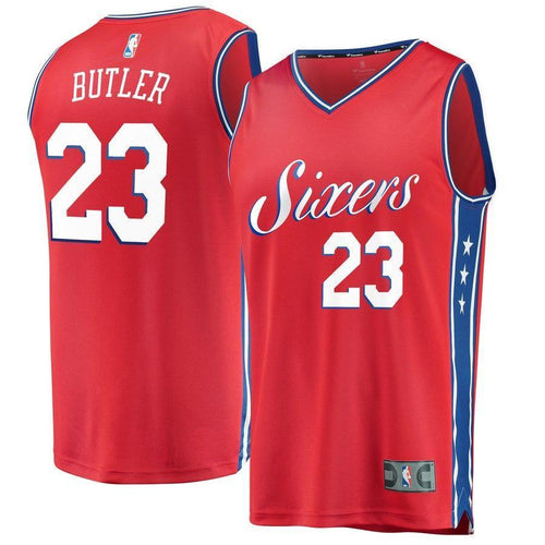23-Jimmy Butler Philadelphia 76ers Jersey Red – Statement Edition