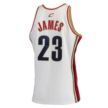 Load image into Gallery viewer, 23-LeBron James Cleveland Cavaliers Hardwood Classics Rookie Authentic Jersey - White