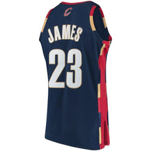 Load image into Gallery viewer, 23-LeBron James Cleveland Cavaliers Hardwood Classics Swingman Jersey - Navy