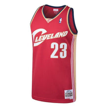 Load image into Gallery viewer, 23-LeBron James Cleveland Cavaliers Hardwood Classics Swingman Jersey - Wine