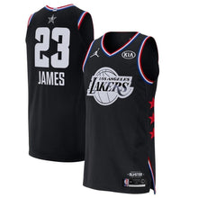 Load image into Gallery viewer, 23-LeBron James Los Angeles Lakers 2019 NBA All-Star Game Finished Authentic Jersey – Black