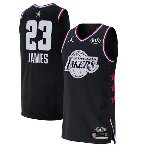 23-LeBron James Los Angeles Lakers 2019 NBA All-Star Game Finished Authentic Jersey – Black