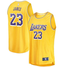 Load image into Gallery viewer, 23-LeBron James Los Angeles Lakers Jersey Gold - Icon Edition