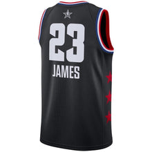 Load image into Gallery viewer, 23-LeBron James Los Angeles Lakers Jordan Brand 2019 NBA All-Star Game Finished Swingman Jersey – Black