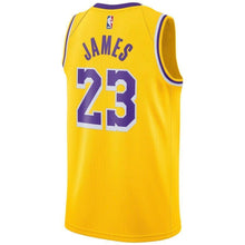 Load image into Gallery viewer, 23-LeBron James Los Angeles Lakers Swingman Jersey Gold - Icon Edition