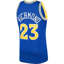 Load image into Gallery viewer, 23-Mitch Richmond Golden State Warriors  Hardwood Classics Swingman Jersey – Royal
