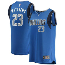 Load image into Gallery viewer, 23-Wesley Matthews Dallas Mavericks  Jersey Royal - Icon Edition