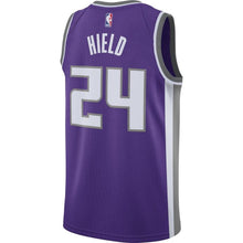 Load image into Gallery viewer, 24-Buddy Hield Sacramento Kings Swingman Jersey Purple - Icon Edition