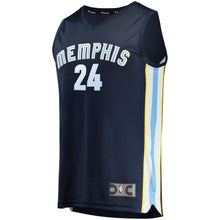 Load image into Gallery viewer, 24-Dillon Brooks Memphis Grizzlies  Jersey - Icon Edition – Navy