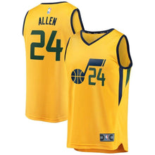 Load image into Gallery viewer, 24-Grayson Allen Utah Jazz  Player Jersey - Statement Edition - Gold