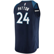 Load image into Gallery viewer, 24-Justin Patton Minnesota Timberwolves  Jersey Green - Icon Edition – Navy