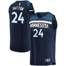 Load image into Gallery viewer, 24-Justin Patton Minnesota Timberwolves  Jersey Green - Icon Edition – Navy