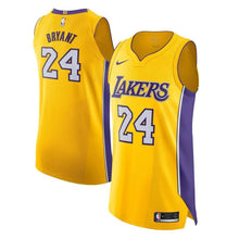 Load image into Gallery viewer, 24-Kobe Bryant Los Angeles Lakers Authentic Jersey Yellow - Icon Edition