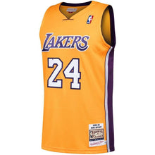 Load image into Gallery viewer, 24-Kobe Bryant Los Angeles Lakers Home Authentic climacool Jersey - Gold