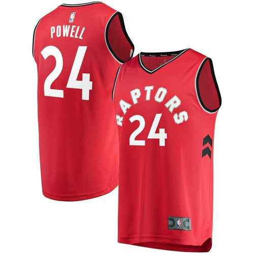 24-Norman Powell Toronto Raptors  Jersey Red - Icon Edition