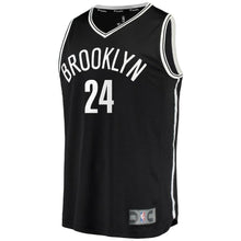 Load image into Gallery viewer, 24-Rondae Hollis-Jefferson Brooklyn Nets  Jersey - Icon Edition - Black