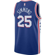 Load image into Gallery viewer, 25-Ben Simmons Philadelphia 76ers Swingman Jersey Blue - Icon Edition