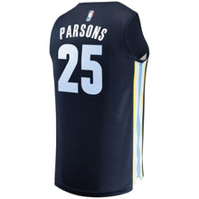 Load image into Gallery viewer, 25-Chandler Parsons Memphis Grizzlies  Jersey - Icon Edition – Navy