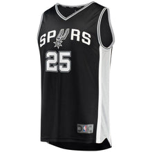 Load image into Gallery viewer, 25-Jakob Poeltl San Antonio Spurs  Jersey - Icon Edition - Black