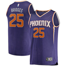 Load image into Gallery viewer, 25-Mikal Bridges Phoenix Suns  Jersey - Icon Edition - Purple