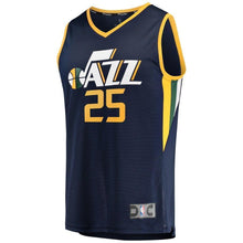 Load image into Gallery viewer, 25-Raul Neto Utah Jazz  Player Jersey - Icon Edition – Navy