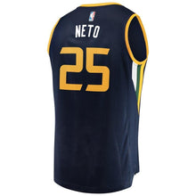 Load image into Gallery viewer, 25-Raul Neto Utah Jazz  Player Jersey - Icon Edition – Navy