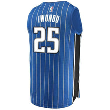 Load image into Gallery viewer, 25-Wesley Iwundu Orlando Magic  Jersey - Icon Edition – Blue