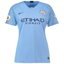Load image into Gallery viewer, 26-Riyad Mahrez Manchester City Women&#39;s 2018-19 Home Stadium Player Jersey – Blue