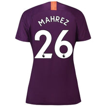 Load image into Gallery viewer, 26-Riyad Mahrez Manchester City Women&#39;s 2018-19 Third Stadium Player Jersey – Purple