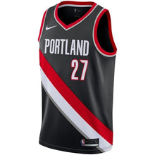 Load image into Gallery viewer, 27-Jusuf Nurkic Portland Trail Blazers Swingman Jersey - Icon Edition – Black