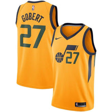 Load image into Gallery viewer, 27-Rudy Gobert Utah Jazz Swingman Jersey - Statement Edition – Gold