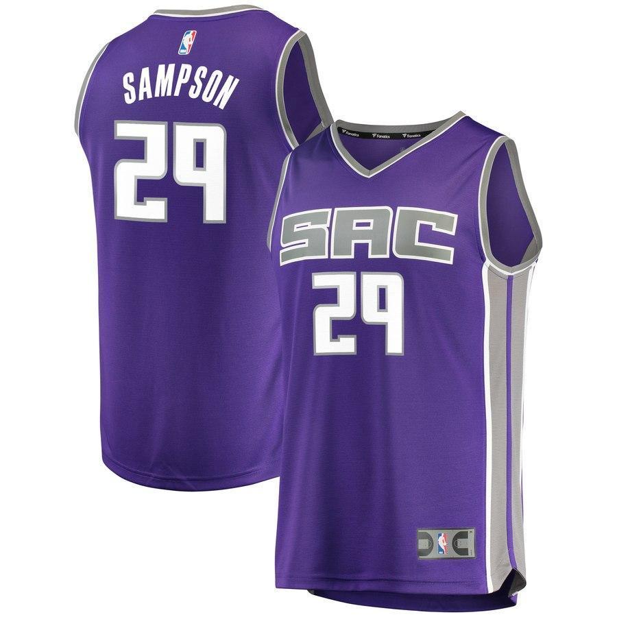 29-JaKarr Sampson Sacramento Kings Player Jersey - Purple