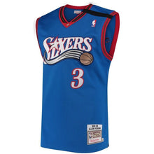 Load image into Gallery viewer, 3-Allen Iverson Philadelphia 76ers 1999-2000 Hardwood Classics Authentic Jersey - Royal