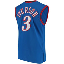 Load image into Gallery viewer, 3-Allen Iverson Philadelphia 76ers 1999-2000 Hardwood Classics Authentic Jersey - Royal