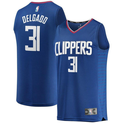 31-Angel Delgado LA Clippers  Jersey - Icon Edition - Royal