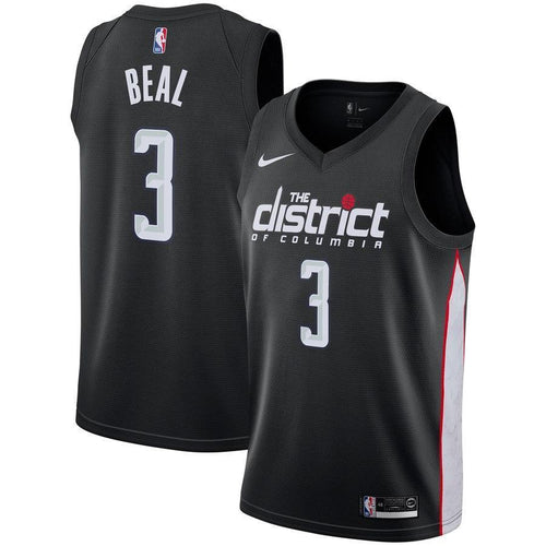 3-Bradley Beal Washington Wizards 2018-19 Swingman Jersey – City Edition – Black