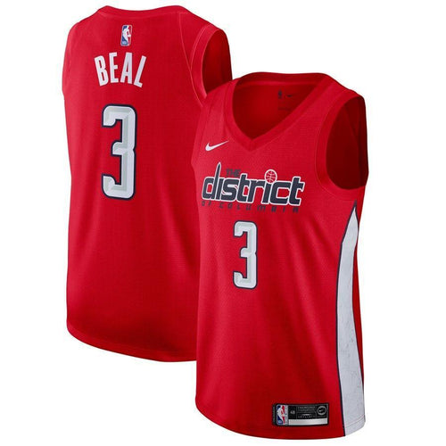 3-Bradley Beal Washington Wizards 2018-19 Swingman Jersey Red – Earned Edition