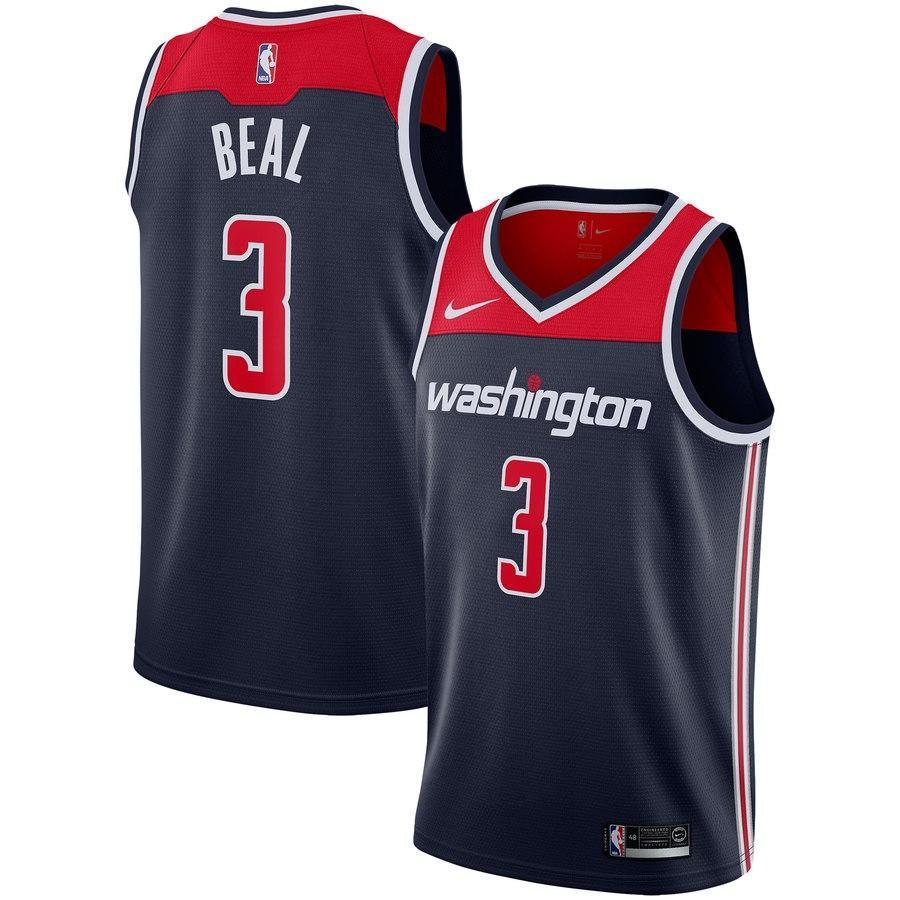 3-Bradley Beal Washington Wizards Swingman Jersey - Statement Edition – Navy
