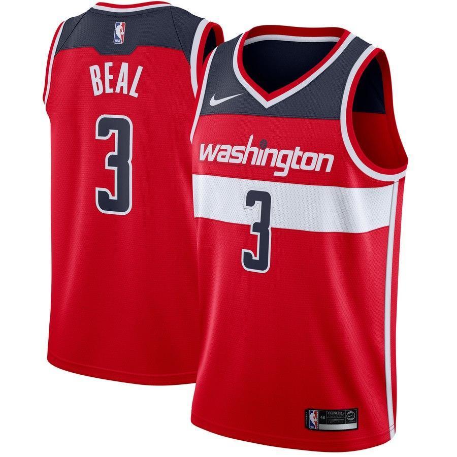 3-Bradley Beal Washington Wizards Swingman Jersey Red - Icon Edition
