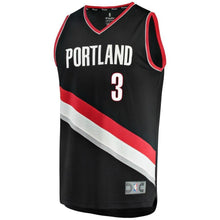 Load image into Gallery viewer, 3-C.J. McCollum Portland Trail Blazers  Jersey Black - Icon Edition