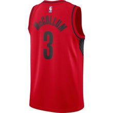 Load image into Gallery viewer, 3-C.J. McCollum Portland Trail Blazers Swingman Jersey - Statement Edition – Red