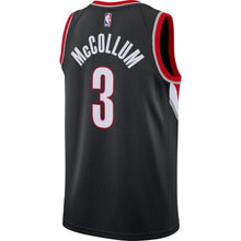 Load image into Gallery viewer, 3-C.J. McCollum Portland Trail Blazers Swingman Jersey Black - Icon Edition