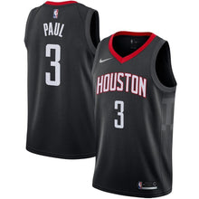 Load image into Gallery viewer, 3-Chris Paul Houston Rockets Swingman Jersey - Statement Edition – Black