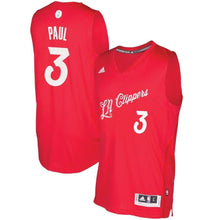 Load image into Gallery viewer, 3-Chris Paul LA Clippers  Christmas Day Swingman Jersey - Red
