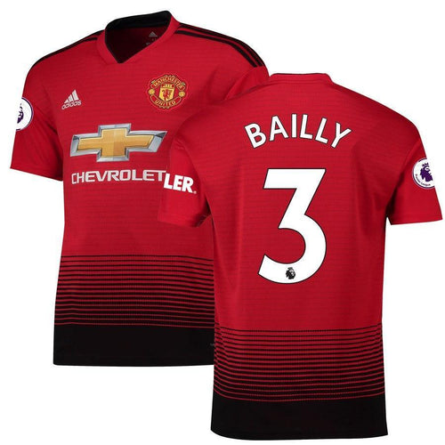 3-Eric Bailly Manchester United 2018-19 Home Player Jersey – Red