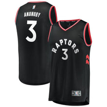 Load image into Gallery viewer, 3-OG Anunoby Toronto Raptors  Jersey Black - Statement Edition