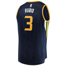 Load image into Gallery viewer, 3-Ricky Rubio Utah Jazz  Player Jersey - Icon Edition – Navy