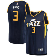 Load image into Gallery viewer, 3-Ricky Rubio Utah Jazz  Player Jersey - Icon Edition – Navy