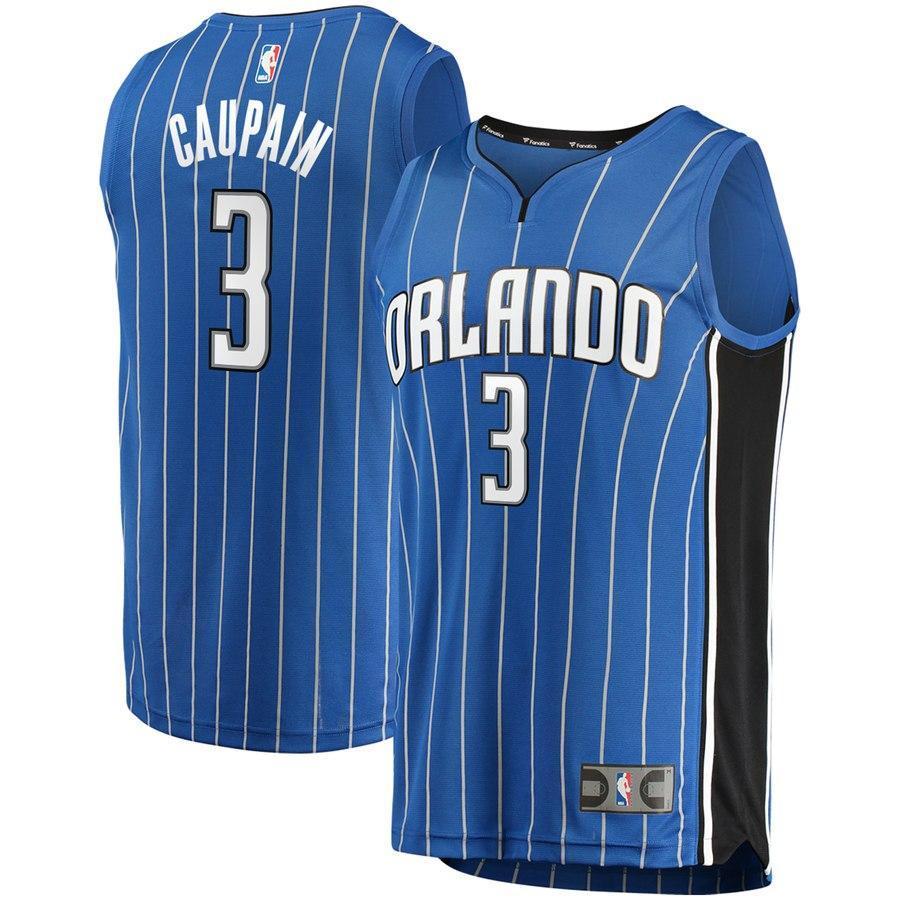 3-Troy Caupain Orlando Magic  Jersey - Icon Edition - Blue