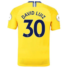 Load image into Gallery viewer, 30-David Luiz Chelsea 2018-19 Away Vapor Match Player Jersey – Yellow